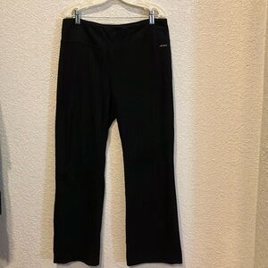 Jockey black flare leg yoga pants Petite Large